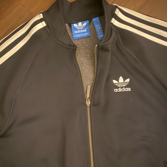 ADIDAS 3-STRIPES TRACK SUIT JACKET SPORTY CHIC S - Picture 3 of 8